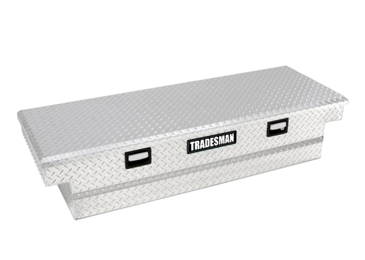 Tradesman Aluminum Single Lid Cross Bed Truck Tool Box (63in.) - Brite Tradesman