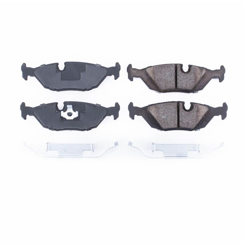 Power Stop 1991 BMW 318i Rear Z17 Evolution Ceramic Brake Pads w/Hardware PowerStop