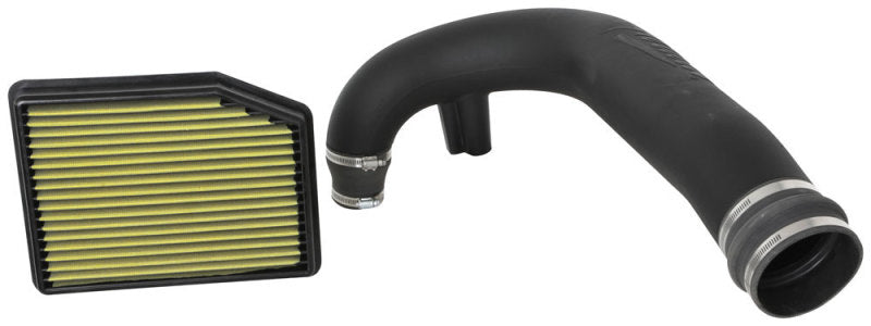 Airaid 19-20 Chevrolet Silverado 1500 L4-2.7L Jr Intake Kit - Oiled / Yellow Media