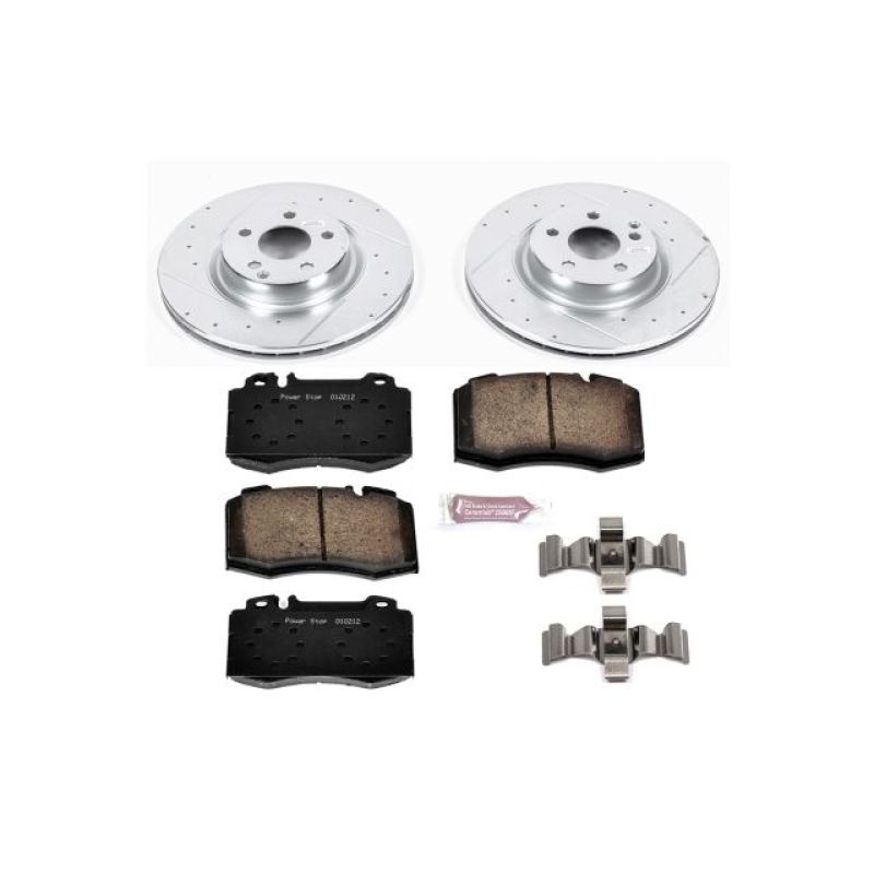 Power Stop 08-11 Mercedes-Benz CLS550 Front Z23 Evolution Sport Brake Kit PowerStop