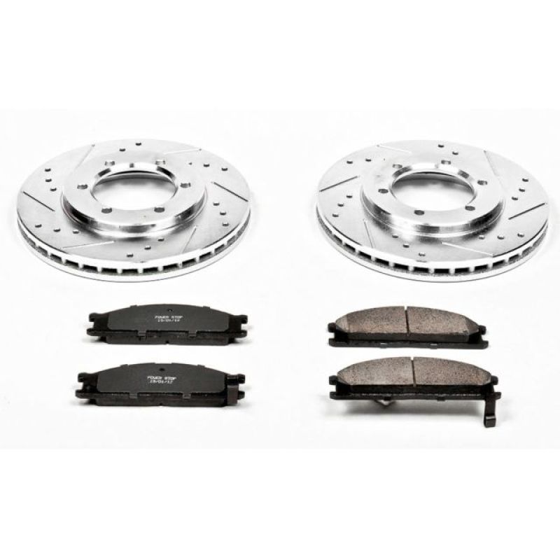 Power Stop 99-04 Nissan Frontier Front Z23 Evolution Sport Brake Kit PowerStop