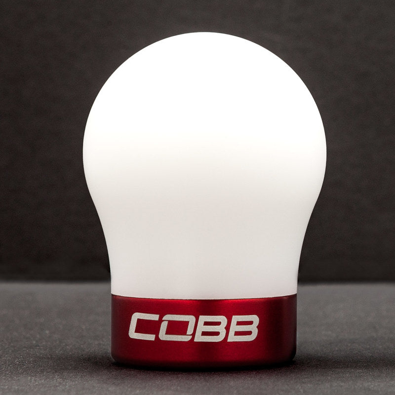 COBB Volkswagen Red Base White Shift Knob 2V1350-W-RD