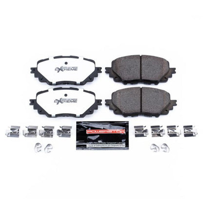 Power Stop 17-19 Fiat 124 Spider Front Z26 Extreme Street Brake Pads w/Hardware PowerStop