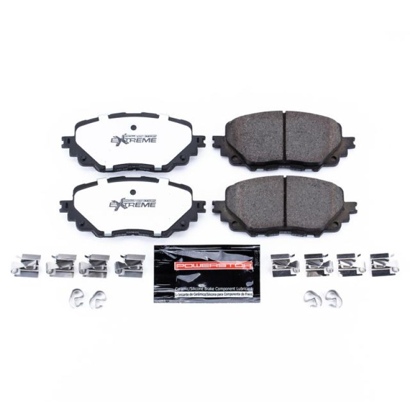 Power Stop 17-19 Fiat 124 Spider Front Z26 Extreme Street Brake Pads w/Hardware