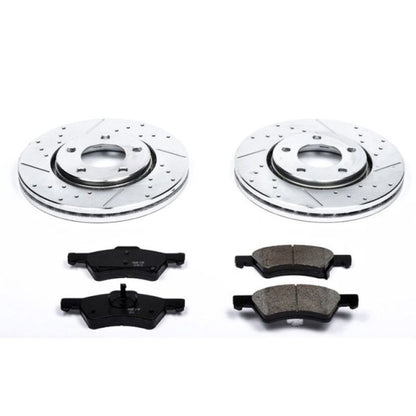 Power Stop 03-04 Dodge Caravan Front Z23 Evolution Sport Brake Kit PowerStop