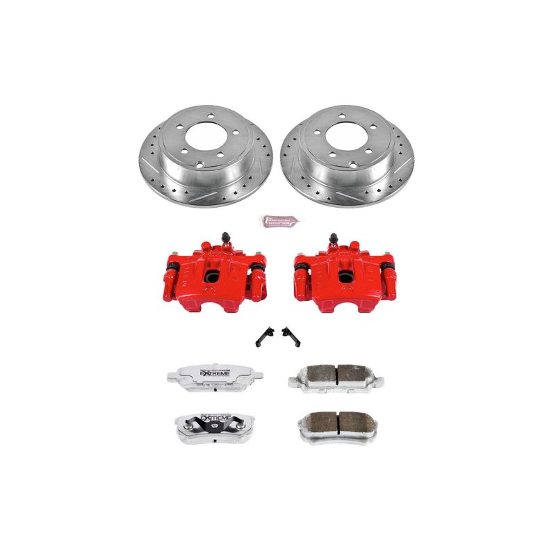 Power Stop 11-14 Chrysler 200 Rear Z26 Street Warrior Brake Kit w/Calipers PowerStop