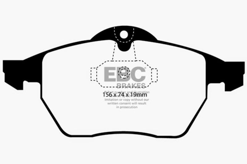 EBC YellowStuff Front Brake Pads - DP41062R EBC