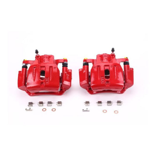 Power Stop 01-07 Toyota Highlander Front Red Calipers w/Brackets - Pair PowerStop