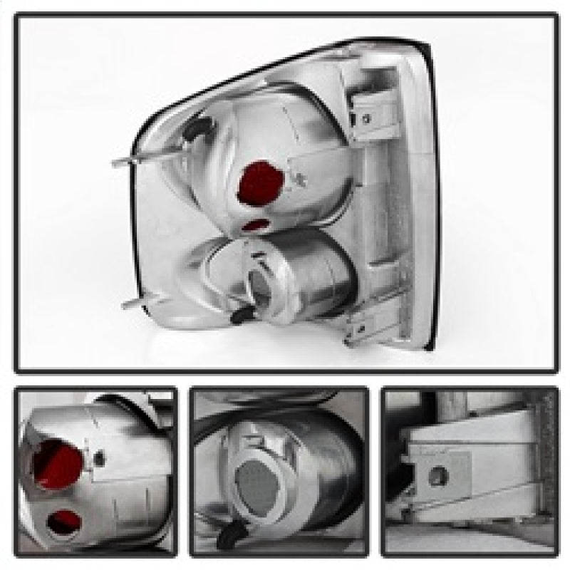 Spyder Chevy S10 94-04/Isuzu Hombre 96-00 Euro Tail Lights Blk Smke ALT-YD-CS1094-BSM SPYDER