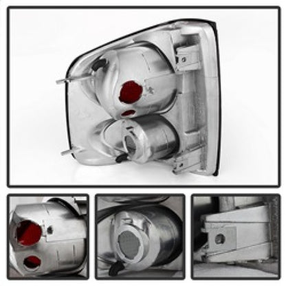 Spyder Chevy S10 94-04/Isuzu Hombre 96-00 Euro Tail Lights Blk Smke ALT-YD-CS1094-BSM SPYDER