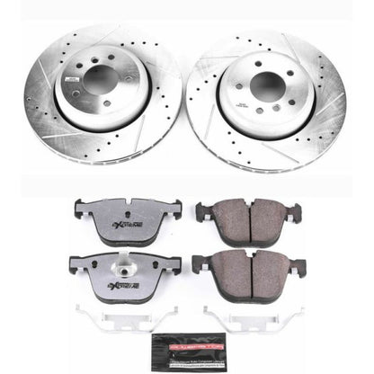 Power Stop 08-10 BMW 535i Rear Z26 Street Warrior Brake Kit PowerStop