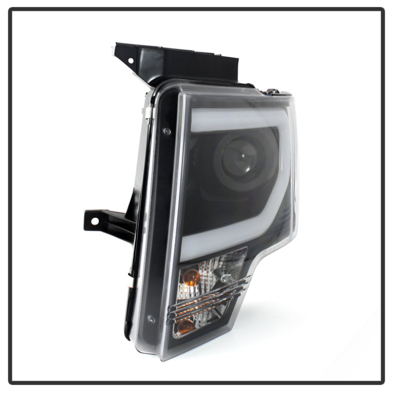 Spyder Ford F150 13-14 Projector Fctry Xenon Model- Light Bar DRL Blk PRO-YD-FF15013-LBDRL-HID-BK SPYDER