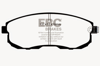 EBC BlueStuff Front Brake Pads - DP51636NDX EBC