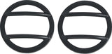 Kentrol 07-18 Jeep Wrangler JK Side Marker Covers Pair - Powdercoat Black