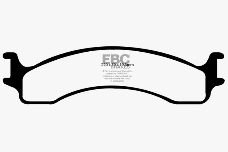 EBC YellowStuff Front Brake Pads - DP41307R