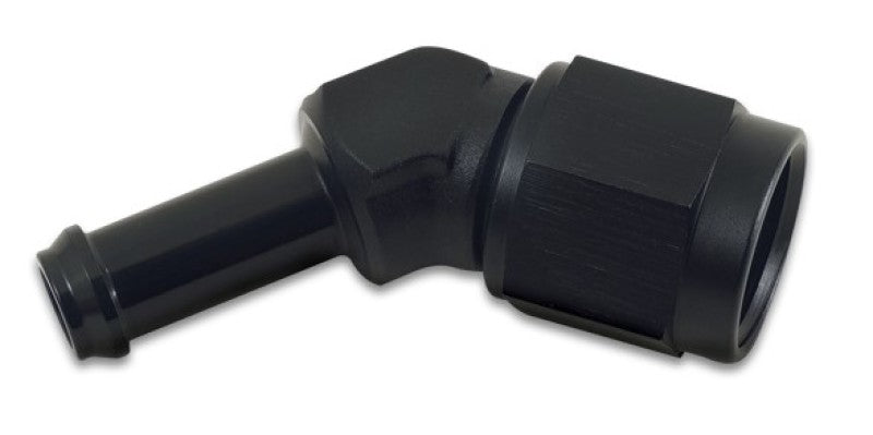 Vibrant Female AN to 45 Degree Barb AL Fitting (-6AN to 3/8in Barb) Vibrant