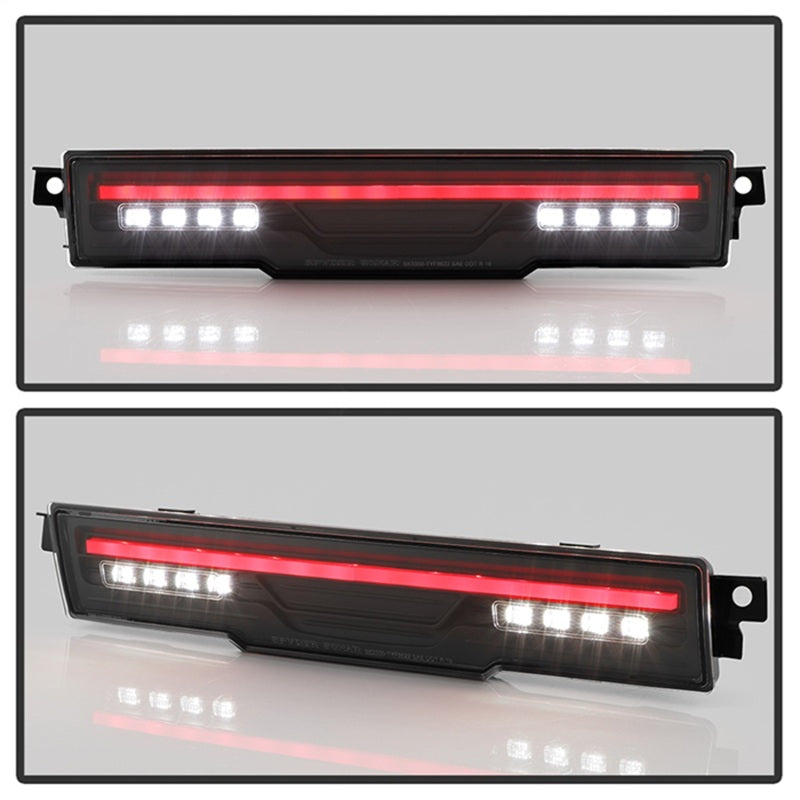 Spyder Apex 22-24 Toyota GR86/BRZ LED Rear Bumper Light w/ Fog Light - Blk (ALT-YD-TGR8622RRL-GR-BK) SPYDER