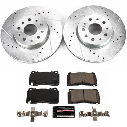 Power Stop 16-18 Cadillac CT6 Front Z23 Evolution Sport Brake Kit PowerStop