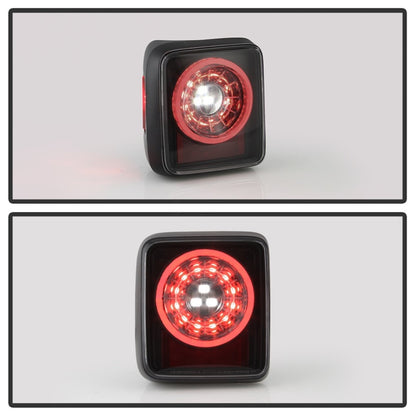 Spyder 19-20 Jeep Wrangler - Full LED Tail Lights - Seq Turn Sign - Black Smoke ALT-YD-JW19-SEQ-BSM SPYDER