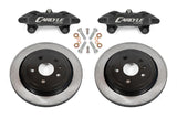 BMR 97-04 Chevrolet Corvette C5 / 05-13 C6 Brake Kit For 15in Conversion Solid Rotors Black Calipers