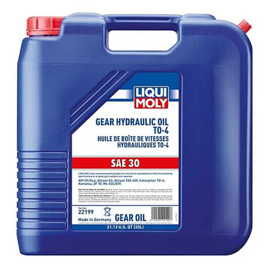 Liqui Moly 22199 Gear Hydraulic Oil TO-4 SAE 30 (20L)
