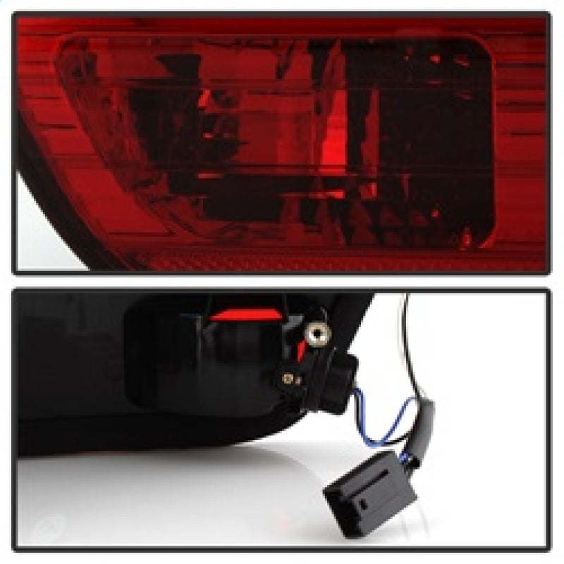 Spyder BMW E53 X5 00-06 4PCS Euro Style Tail Lights- Red Smoke ALT-YD-BE5300-RS SPYDER