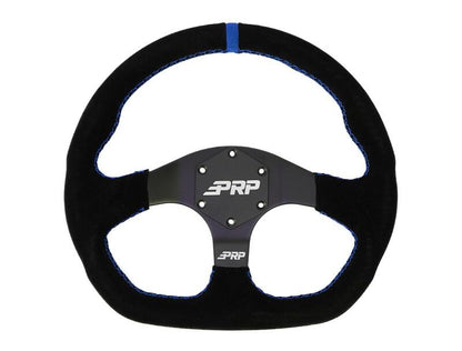 PRP Suede D-Shape Steering Wheel - Blue G251