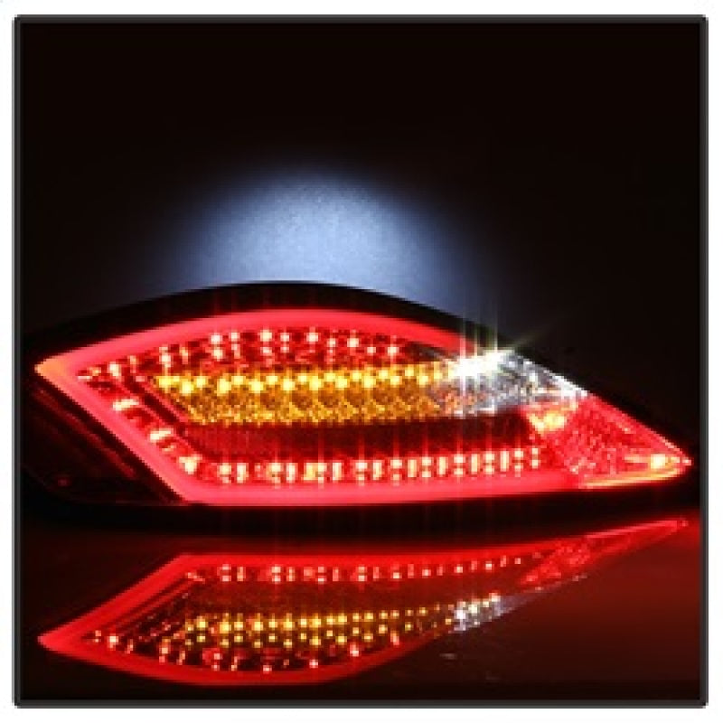 Spyder Porsche 987 Cayman 06-08 / Boxster 05-08 LED Tail Lights - Red Clear ALT-YD-P98705-LED-RC SPYDER