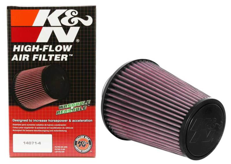 K&N Universal Tapered Filter 3in Flange ID x 6in Base OD x 4in Top OD x 6.75in Height K&N Engineering