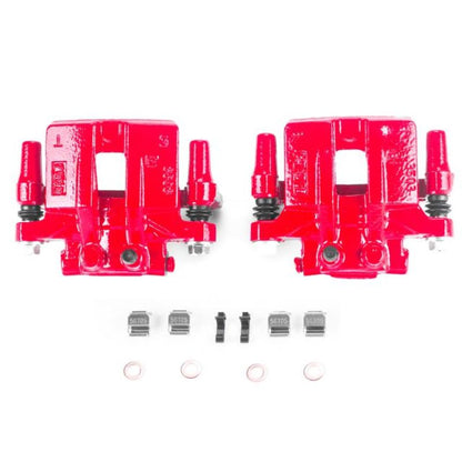 Power Stop 12-14 Chrysler 200 Rear Red Calipers w/Brackets - Pair PowerStop