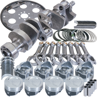 Eagle Chevy LT1350 1Pc 3.750in Crank 5.700in I-Beam Rods 4.000in Pistons 153 Tooth FP Bal Assembly