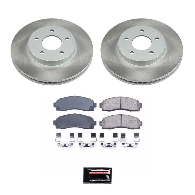 Power Stop 02-07 Saturn Vue Front Semi-Coated Rotor Kit PowerStop