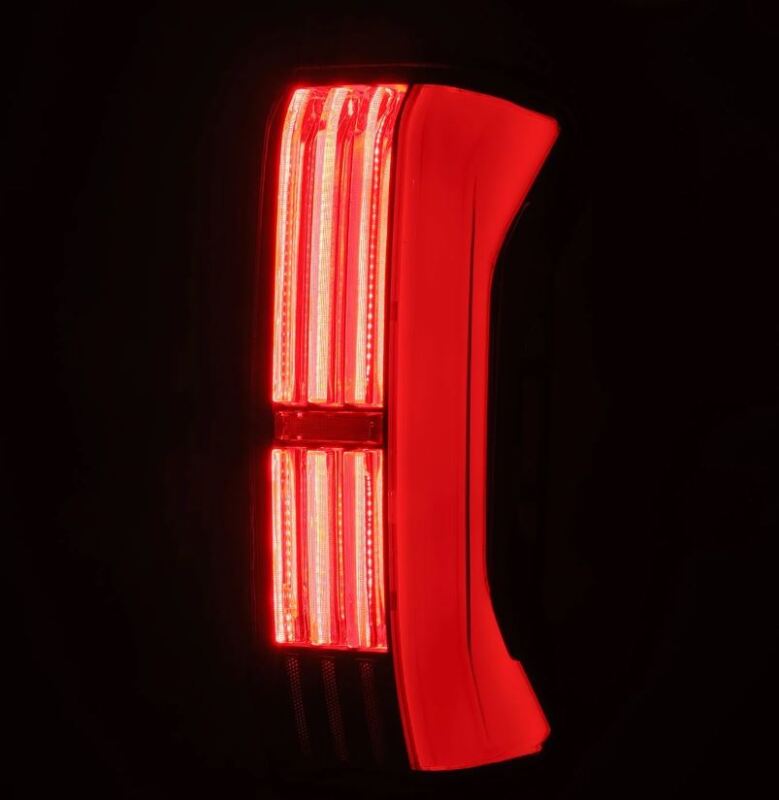 AlphaRex 673002 22-24 Toyota Tundra NOVA-Series Prismatic LED Tail Lights - Black/Red