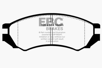 EBC Ultimax2 Front Brake Pads - UD549 EBC