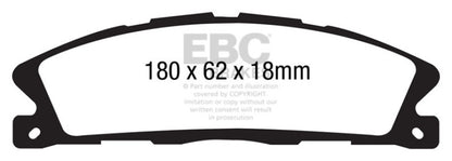 EBC Extra Duty Front Brake Pads - ED91886 EBC