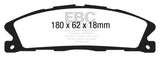 EBC Extra Duty Front Brake Pads - ED91886