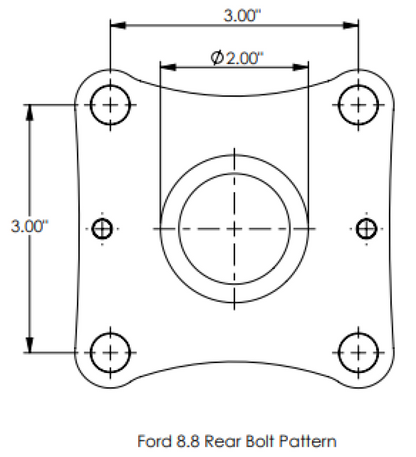 DSS 15-24 Ford F150 4WD Regular Cab Short Bed 4in. Aluminum Driveshaft