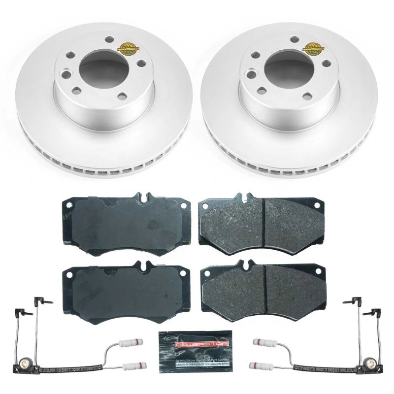 Power Stop 09-18 Mercedes-Benz G550 Front Euro-Stop Brake Kit PowerStop