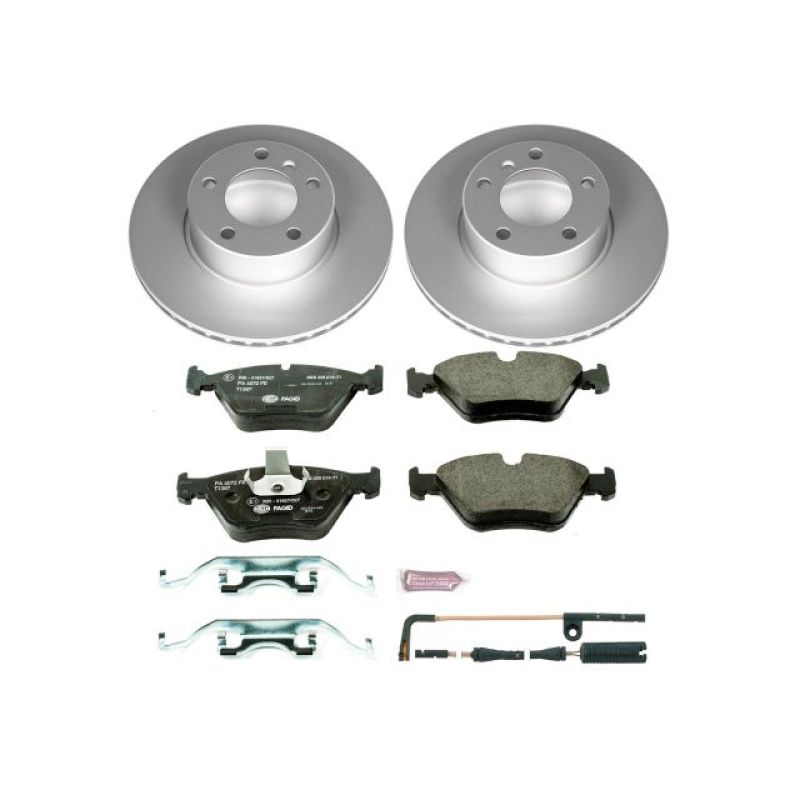Power Stop 01-03 BMW 525i Front Euro-Stop Brake Kit PowerStop