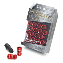 Load image into Gallery viewer, Project Kics 12x1.25 Monolith T1/06 Lut Nut Set - Red (20 Pcs)