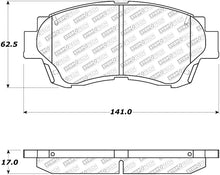 Load image into Gallery viewer, StopTech Street Disc Rear Brake Pads - 305.04760