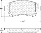 StopTech Street Disc Rear Brake Pads - 305.04760