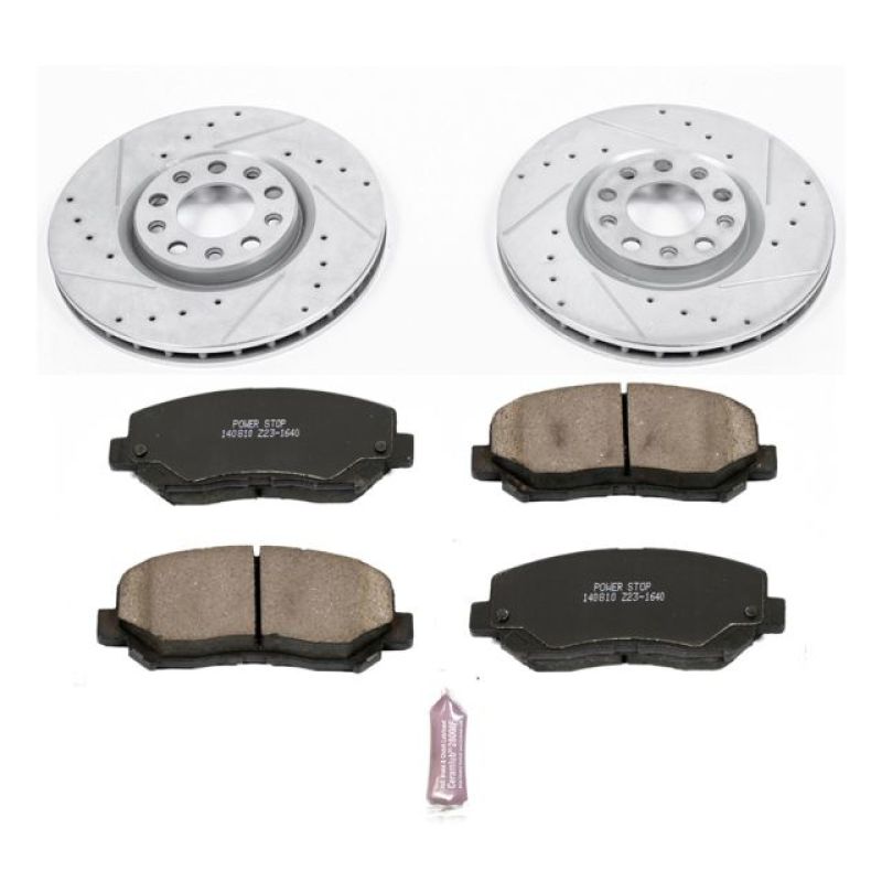Power Stop 15-17 Chrysler 200 Front Z23 Evolution Sport Brake Kit PowerStop