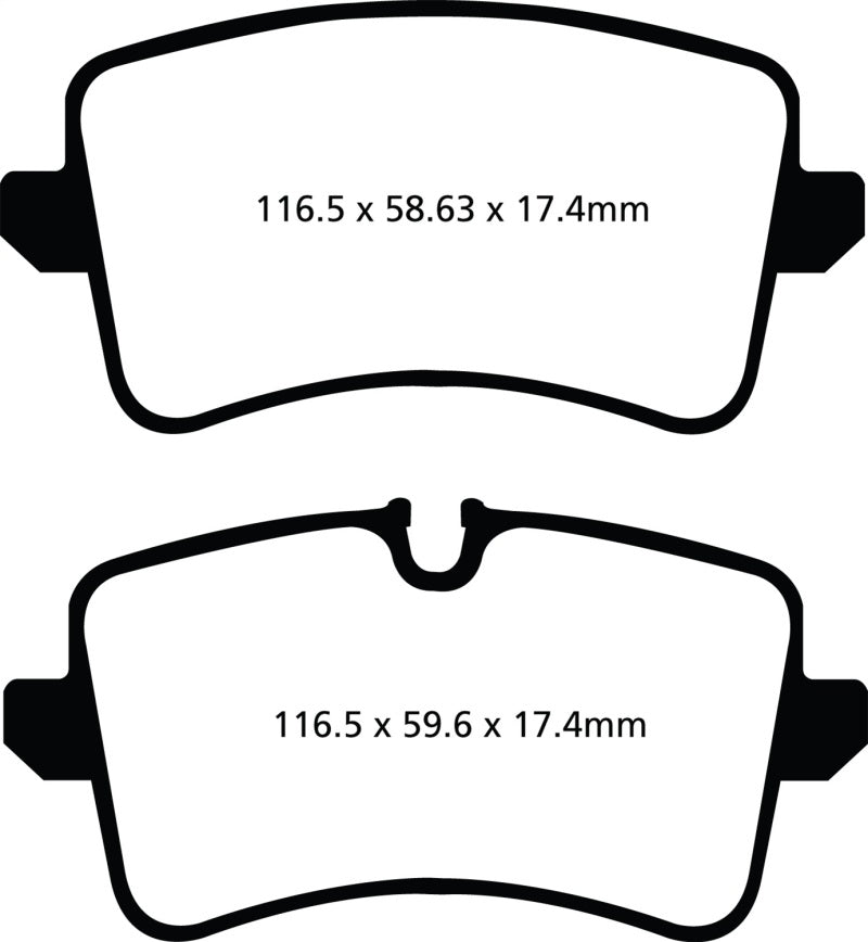 EBC GreenStuff Rear Brake Pads - DP22082 EBC