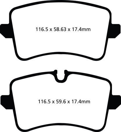 EBC GreenStuff Rear Brake Pads - DP22082 EBC