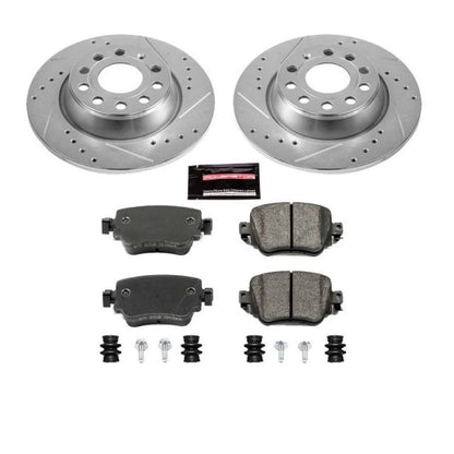 Power Stop 16-18 Audi Q3 Rear Z23 Evolution Sport Brake Kit PowerStop