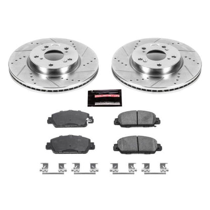 Power Stop 13-17 Honda Accord Front Z23 Evolution Sport Brake Kit PowerStop