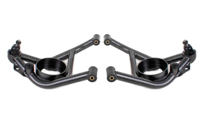 BMR 70-81 Chevrolet Camaro A-Arms Lower Delrin Bushings Std Ball Joint - Black Hammertone