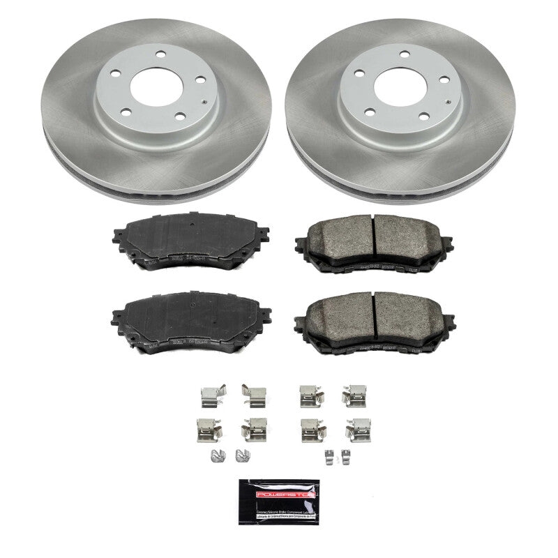 Power Stop 14-18 Mazda 6 Front Semi-Coated Rotor Kit