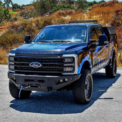 Westin 23-24 Ford F250/350 Pro-Series Front Bumper - Textured Black Westin